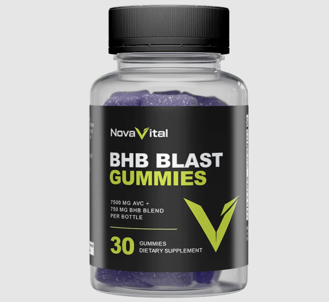 NovaVital Keto BHB Blast Gummies bottle